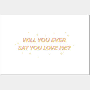 Will You Ever Say You Love Me? - Boy Pablo TKM Posters and Art